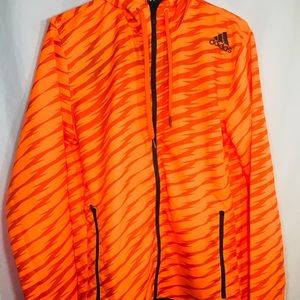 Adidas shockwave full zip hooded windbreaker